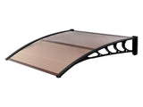 100 x 96cm Household Application Door & Window Rain Cover Eaves Brown Board & 80876101