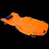 Plastic Creeper 48 Inch - Blow Molded Ergonomic HDPE Body with Padded Headrest & Dual Tool Trays W465P144539