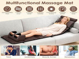 Multi-Functional Full Body Massage Mat with Flannel/PU Leather Surface, Shiatsu Neck Foot Massagers, 88731027