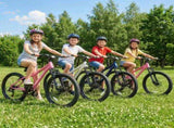24 Inch Youth Mountain Bike with 7 Speeds & Front Suspension Durable Steel Frame, Alloy Rims & Disc W709P463455