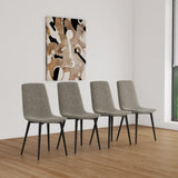 Dining Chairs Set of 4,Modern Kitchen Dining Room Chairs,Upholstered Dining Accent Chairs in linen 78423096