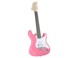 KST Stylish H-S-S Pickup Electric Guitar Kit with 5W AMP Bag Guitar Strap Strings rose red 24387924