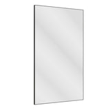 60"x36" Oversized Modern Rectangle Bathroom Mirror with Balck Frame Decorative Large Wall Mirrors W70881126