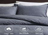 2PCS Twin/Twin XL Twill Washed Comforter Set B035P341111