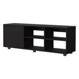 FM FURNITURE Parker TV Stand with a Door and Open Storage,Wengue B128P269886