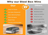 STAINLESS STEEL CAT LITTER BOX W1612P461382