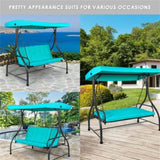 ZNTS 3-Seat Swing Chairs ,Convertible Swing Hammock Bed 65845240