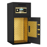 ZNTS Large Double-door Coin-operated Safe,Digital Security Safe with Fireproof and Waterproof Bag,5.0 W1779P180734