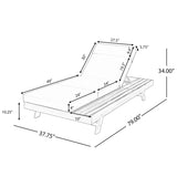 2/3 FOLDABLE ACACIA WOOD LOUNGE CHAIR WITH ADJUSTABLE BACKREST & FLAT STORAGE SURFACE, TEAK FINISH N770P253442T