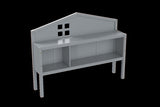 Headboard Storage Cabinet for Full-size Montessori Floor Bed , Grey,Freely collocation W1716P181578