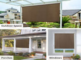 8'X8' Mocha HDPE spliced roller shutter 38299157