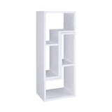 Convertible TV Console And Bookcase in White B016P163518