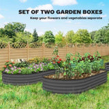Garden Bed Galvanized Planter 84350372
