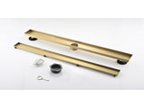 36 Inches Linear Shower Drain, Included Hair Strainer and Leveling Feet W2287P151473