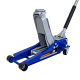 Low-Position Steel Vehicle Floor-mounted Hydraulic Jack with Dual-piston Quick-lift Pump, 3-Ton W1102P154155