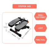 ZNTS Mini Stepper with Resistance Band, Stair Stepping Fitness Exercise Home Workout Equipment for Full 16994498