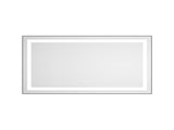 40 x 24 Inch LED Bathroom Mirror with Front and Backlight, Wall Mounted Vanity Mirror with Aluminum W2287P309232