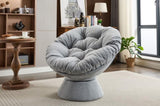 Oversized Swivel Accent Chair, 360 Swivel Barrel Chair, Papasan Chair for Living Room Bedroom W1752P172290