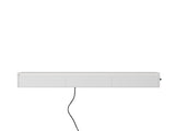 Floating TV Stand, Wall Mounted TV Shelf with Led Lights & Power Outlet, Cabinet for tv Stands for W1321P311892