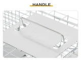 32in Live Animal Trap Cage with Cover, Humane Animal Rescue Outdoor Cage for Armadillos Cats 55894302