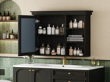 30'' x 28'' Bathroom Medicine Cabinet with Mirror, Wall Mounted Mirror Cabinet with Storage N710P209425B