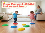 8 Pcs Kids Balance Stepping Stones - Anti-Slip Design, 180LBS Capacity for 3 Toddlers 79023285