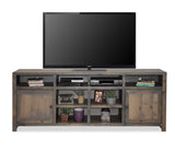 Joshua Creek 84 inch TV Stand Console for TVs up to 95 inches, No Assembly Required, Barnwood Finish GL-B108P160172