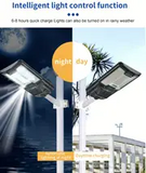 ZNTS Solar Street Lights Outdoor, Parking Lot Lights with 181PCS LED Beads , IP65 Waterproof Solar Flood W1592P190016