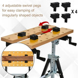 Carpenter workbench with protractor 95574863