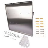 Range with Shelf 30 x 30.7 Inch Range Hood Wall Shield for Range Hood Stainless 80373851