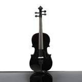 ZNTS New 3/4 Acoustic Violin Case Bow Rosin Black 59680382