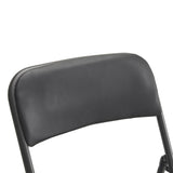 ZNTS 2 Pack Metal Folding Chairs with Padded Seat and Back, for Home and Office, Indoor and Outdoor 69307618