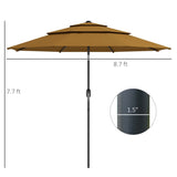 Cantilever Tilt Offset Patio Umbrella 37882213