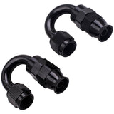 -6AN 20 ft PTFE AN6 Stainless Steel Braided Fuel Line 6AN Hose End Adaptor 72358948