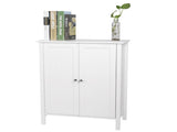 Double Doors Bathroom Cabinet White 37641969