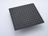 12" Matte Black Rainfall Shower Faucet 31407534