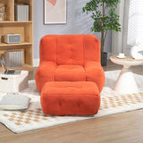 Fluffy bean bag chair, comfortable bean bag for adults and children, super soft lazy sofa chair with W1996131042