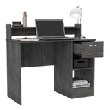 ZNTS Manaos Writing Computer Desk , Multiple Shelves, One Drawer B070P188824