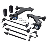 12x Front Suspension Lower Control Arms Sway Bar Tierod for 2007-2015 GMC Acadia 75202379