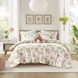 Full/Queen Mushroom Garden Comforter Set B035P203260
