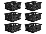 File Crate, Versatile Plastic Storage Bin with Through Handles, Fits Letter & Legal-sized Hanging 53341866