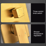 Shower System with Shower Head, Hand Shower, Slide Bar, Bodysprays, Shower Arm, Hose, Valve Trim, W928105126