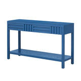 U_STYLE Ash Veneer Modern Style Console Table, Striped Design, Suitable for Entryway, Corridor, N711P230810V