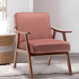 Mid-Century Modern Chair, Living Room Chair with Solid Wood Frame, Accent Chair Extra-Thick W2200P183013