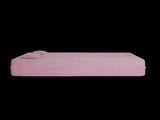 Modern Floor Sofa with 2 Pillows,Convertible Teddy Fabric Foam-Filled Sleeper Sofa Bed,15" Full Size 78597283