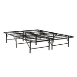 Bedroom Furniture Full Size Solid Metal Foundation Bed Base, Strong Mattress Platform Bed Frame, B011P207119