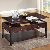 Walnut Coffee Table with Lift Top B062P209099
