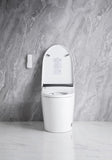 ZNTS Elongated Smart Toilet with Elongated Heated Bidet Seat, Intelligent Toilet with Bidet Built-in, W2826P199068