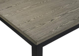 1pc Contemporary Dining Table Rectangular Wood Base Two-Tone Brown Black Finish Wooden Dining Room B011P264142