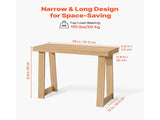 36-Inch Wooden Console Table, Sleek Rectangular Design for Entryways, Bedrooms, Living Rooms, and 59933921